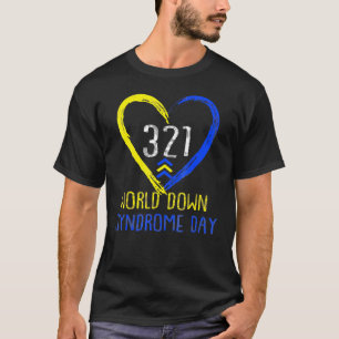 T-shirt Love World Down Syndrome Journée de sensibilisatio