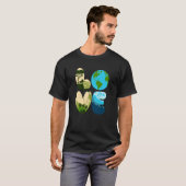 T-shirt Love World Earth Day 2023 Save Planet Environmenta (Devant entier)
