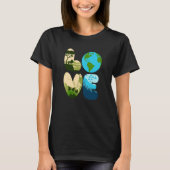 T-shirt Love World Earth Day 2023 Save Planet Environmenta (Devant)