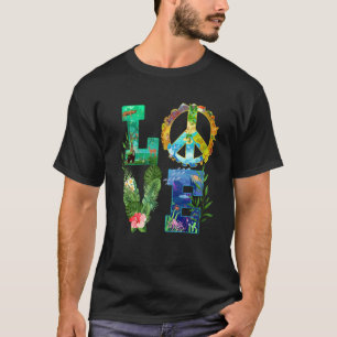 T-shirt Love World Jour des terres 2023 Peace Save Planet 