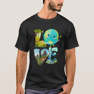 T-shirt Love World Jour des terres 2023 Planet De l'enviro