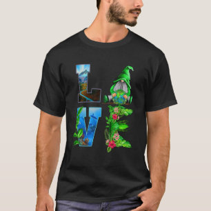 T-shirt Love World Jour des terres Planet Anniversaire Jou