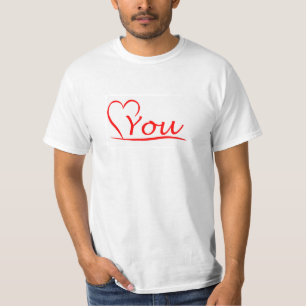 T-shirt Love You, mon coeur est toujours ouvert à toi