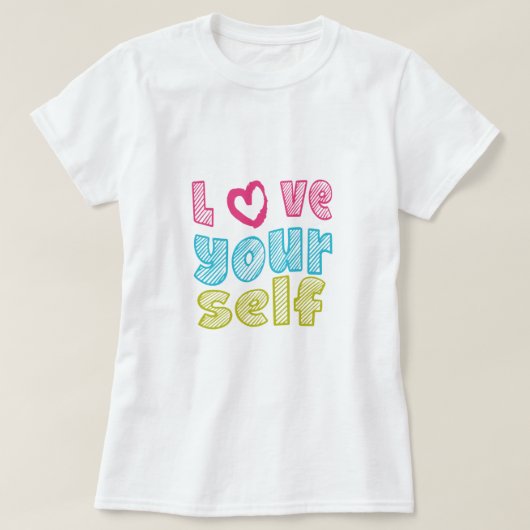 T-shirt Love Yourself (Design devant)