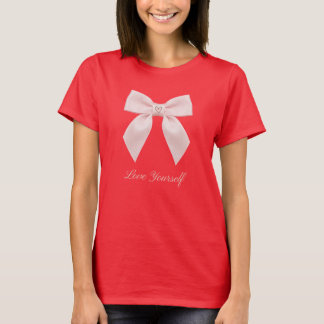 T-shirt Love Yourself Coquette Bow Cute Pastel Feminine Ri