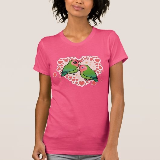 T-shirt Lovebird Love Heart (Devant)