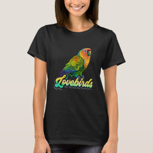T-shirt Lovebirds Inséparables Inséparables Lovebird Bird