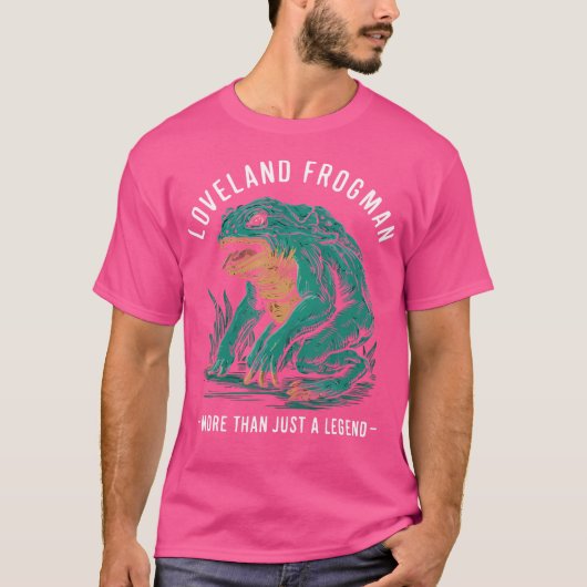 T-shirt Loveland Frogman Mythique Créature Cryptozoologie (Devant)