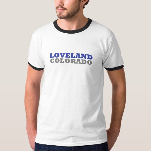 T-shirt Loveland le Colorado (Devant)