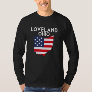 T-shirt Loveland Ohio États-Unis État Amérique Voyage Ohio