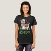 T-shirt Lovely Alpaca - Nom Ashley (Devant entier)