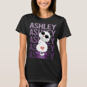 T-shirt Lovely Cat - Nom Ashley (Devant)