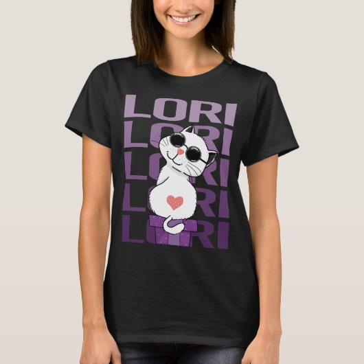 T-shirt Lovely Cat - Nom Lori (Devant)