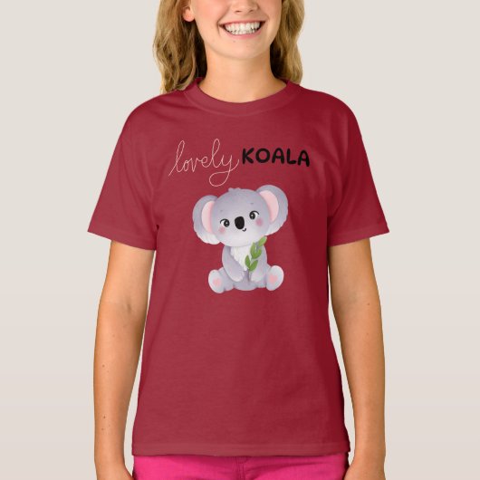 T-shirt Lovely Koala (Devant)