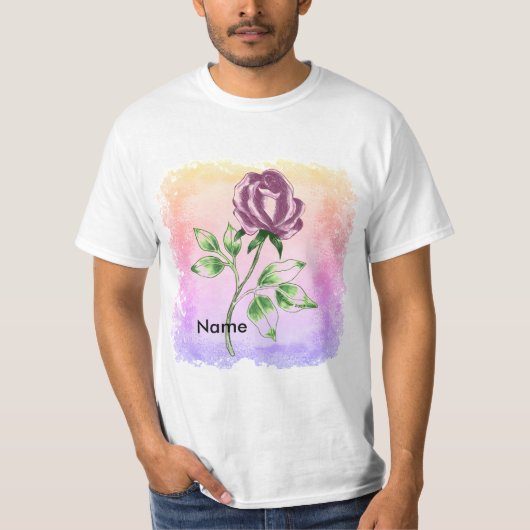 T-shirt Lovely Rose (Devant)