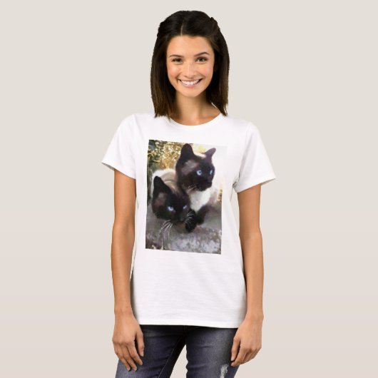 T-shirt Lovely siamese (Devant entier)