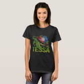 T-shirt Lovely Turtle - Nom de Tessa (Devant entier)