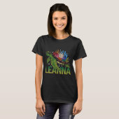 T-shirt Lovely Turtle - Nom Leanna (Devant entier)