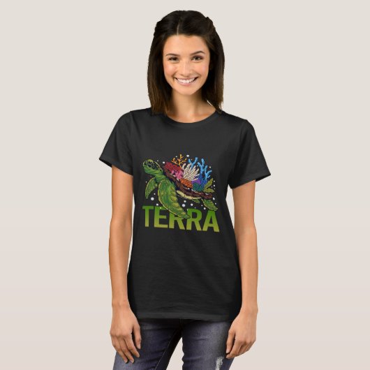 T-shirt Lovely Turtle - Terra Name (Devant entier)