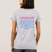 T-shirt Lover au chocolat (Dos)