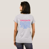 T-shirt Lover au chocolat (Dos entier)