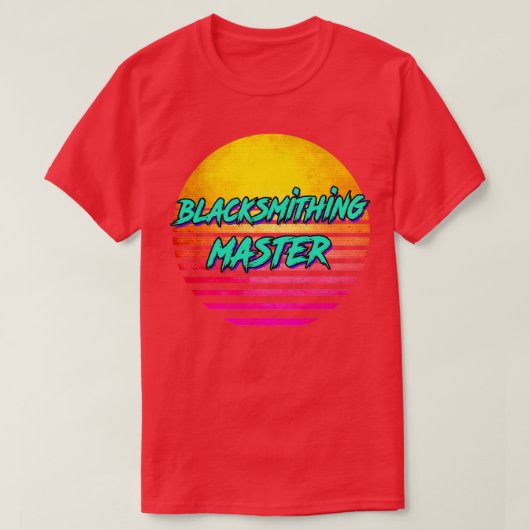 T-shirt Lover Blacksmier rétro (Design devant)