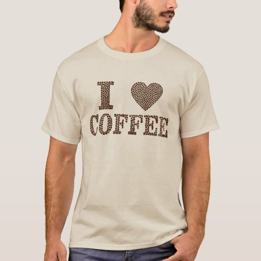 T-shirt Lover café (Devant)