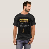 T-shirt Lover d'échecs (Devant entier)