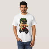 T-shirt Lover Motorcycle Carlin Biker fête d'anniversaire (Devant entier)