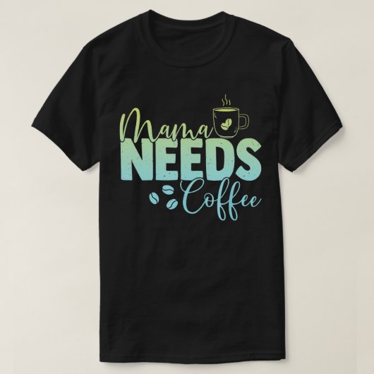 T-shirt Lover pour maman Caffeine Mère (Design devant)