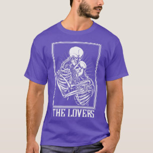 T-shirt Lovers Skeleton Tarot Card Gothic Witch Occult