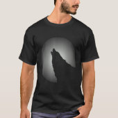 T-shirt Loves Wolves wolf moon 3 (Devant)
