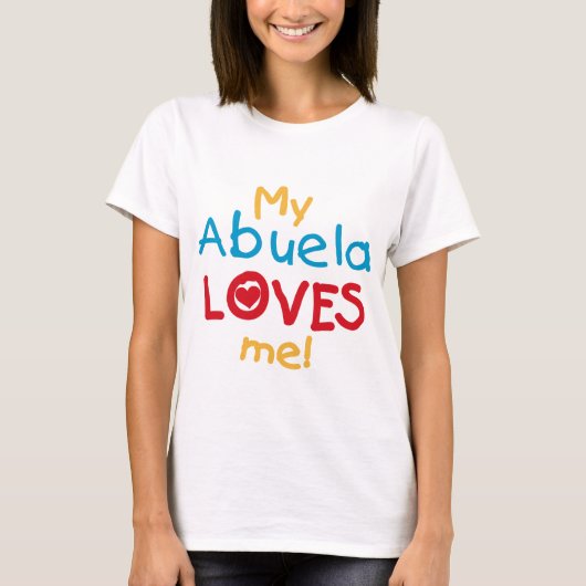 T-shirt LOVESMEabuela (Devant)