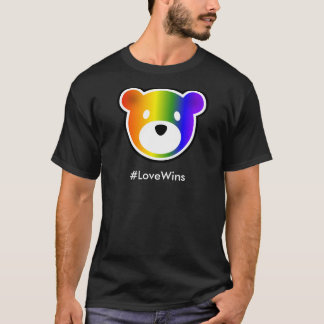 T-shirt #LoveWins de GROWLr foncés