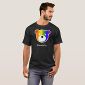 T-shirt #LoveWins de GROWLr foncés (Devant entier)