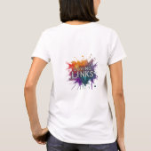 T-shirt "Loving Links" présente un design charmant de t-sh (Dos)