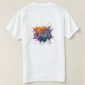 T-shirt "Loving Links" présente un design charmant de t-sh (Design dos)