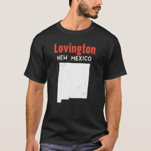 T-shirt Lovington USA State America Travel Nouveau Mexique