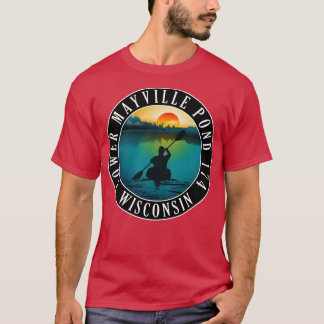 T-shirt Lower Mayville Pond 174 Wisconsin Kayaking