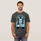 T-shirt Lower Reid Falls Alaska (Devant entier)