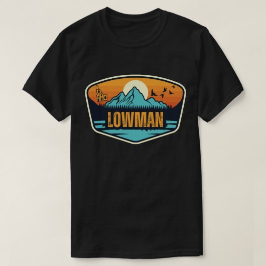 T-shirt Lowman, Idaho (Design devant)