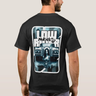 T-shirt Lowrider Angel Vintage Classic Car Gothic Art