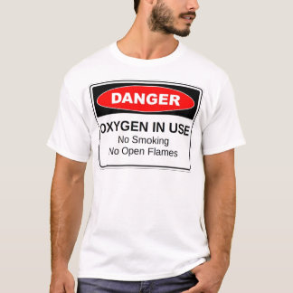 T-shirt L'oxygène de danger en service