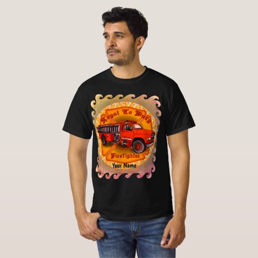 T-shirt Loyal Firefighter (Devant entier)