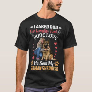 T-shirt Loyauté & Pure Love German Shepard Shepherd Chi