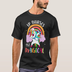 T-shirt Lp Nurses Rn Nursing Magical Unicorn Arc-en-ciel