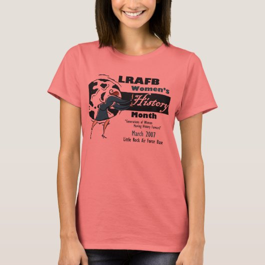 T-shirt LRAFB Mois de l'histoire des femmes 2007 (Devant)