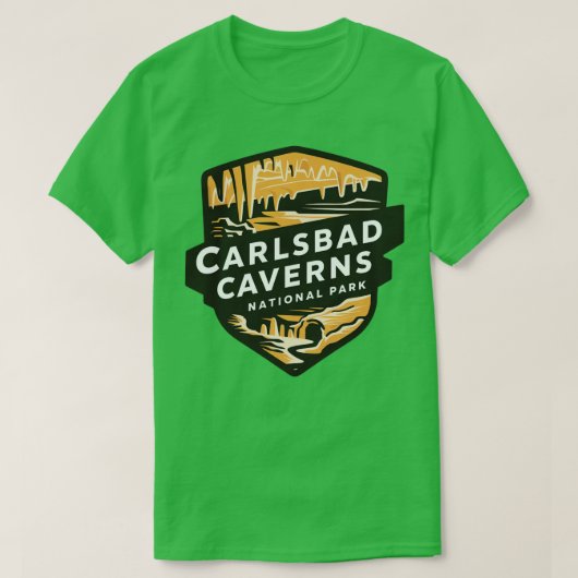 T-shirt lsbad Caverns National Park Cave 1 (Design devant)
