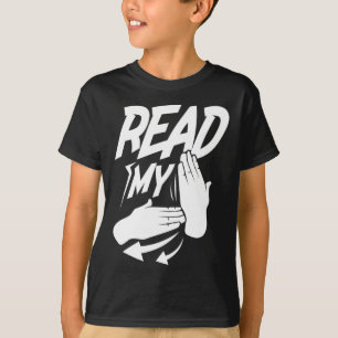 T-shirt Lsl Lis Ma Main Langue Des Signes Américaine Pour