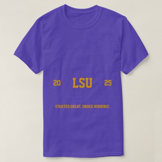 T-shirt LSU Tigers 2025 (Design devant)